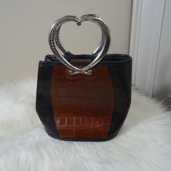 Brighton Brown & Tan Perfect Little Leather Bag - Picture 2 of 7